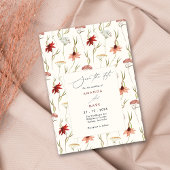 Rustic Boho Spring Wildflowers Bewaar de datum Kaart