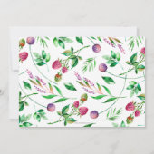 Rustic Boho Succulent Cactus Ik heb verhuisd Aankondiging (Achterkant)