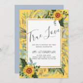 Rustic BOHO Sunflower Greenery Wedding (Voorkant / Achterkant)