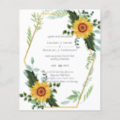 Rustic BOHO Sunflower Greenery Wedding (Voorkant)