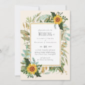 Rustic BOHO Sunflower Greenery Wedding (Voorkant)