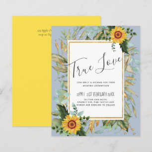 Rustic BOHO Sunflower Greenery Wedding