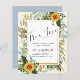 Rustic BOHO Sunflower Greenery Wedding