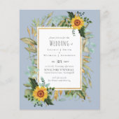 Rustic BOHO Sunflower Greenery Wedding (Voorkant)