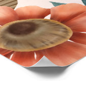 Rustic Boho Terracotta Floral Wedding Welcome Sign Poster (Hoek)