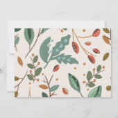 Rustic Boho Thanksgiving Friendsgiving Kaart (Achterkant)