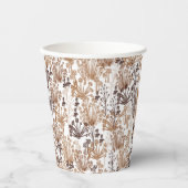 Rustic Boho Thorn & Thistle Outdoorsy Papieren Bekers (Voorkant)