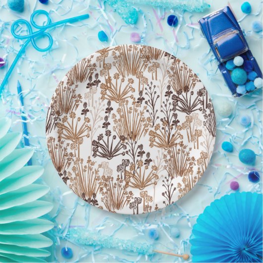 Rustic Boho Thorn & Thistle Outdoorsy Papieren Bordje (Feest)