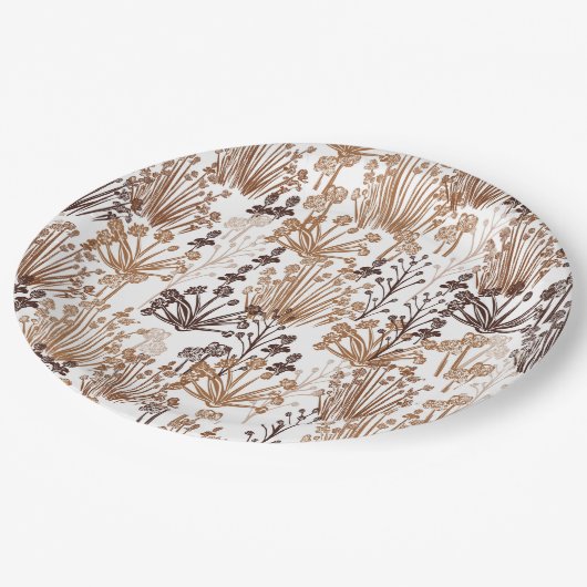 Rustic Boho Thorn & Thistle Outdoorsy Papieren Bordje (Gekanteld)