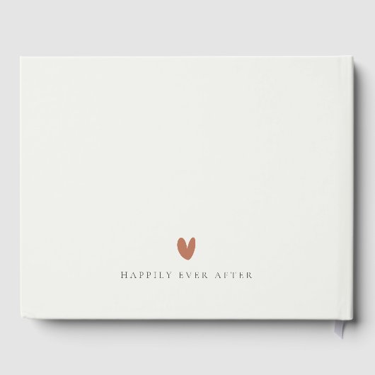 Rustic Boho Waterverf Woestijnlandschap Gastenboek (Achterkant)