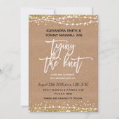 Rustic Boho Wedding Invitation Kaart (Voorkant)