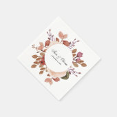 Rustic Boho Wedding Napkins Servet (Hoek)