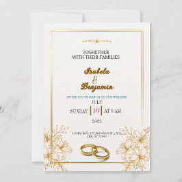 Rustic Boho Wedding Nodig Sjabloon uit Kaart