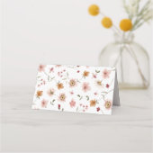 Rustic Boho Wedding Place Card Plaatskaartje (Achterkant)