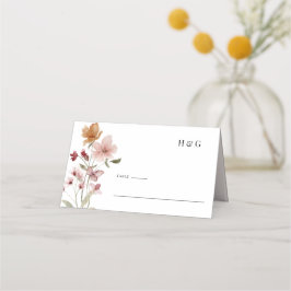 Rustic Boho Wedding Place Card Plaatskaartje