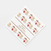 Rustic Boho Westerne Cowboy Kleding Baby shower Servet (Hoek)