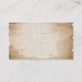 Rustic Boho Wild West Baby Girl Showboeken Informatiekaartje (Achterkant)