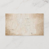 Rustic Boho Wild West Baby Girl Shower Informatiekaartje (Achterkant)