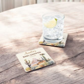 Rustic Boho Wild West Boy Baby shower Kartonnen Onderzetters