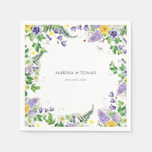 Rustic Boho Wildflower Wedding Servet