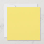 Rustic Boho Yellow Daffodil 100th Birthday Kaart (Achterkant)