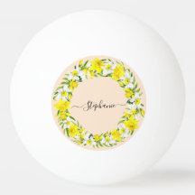 Rustic Boho Yellow Waterverf Daffodil Custom