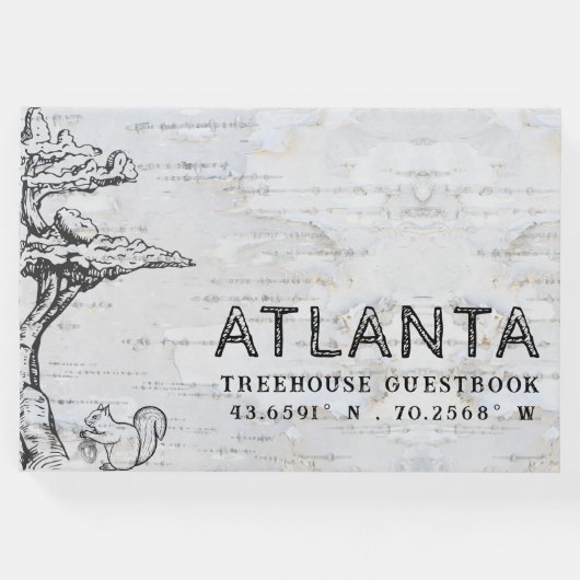 Rustic Bonsai Birch Wood Treehouse Airbnb Verhuur Gastenboek (Voorkant)