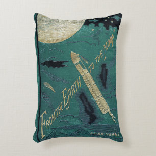 Rustic Book Hoesje Cushions Jules Verne Accent Kussen