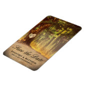 Rustic Boommeer Save the Date Magneet (Linkerzijde)