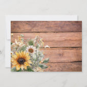 Rustic Boots Bachelorette Party Kaart (Achterkant)