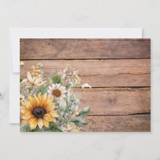 Rustic Boots Bachelorette Party Kaart (Achterkant)