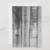 Rustic Boots Country Western Baby shower Kaart (Achterkant)