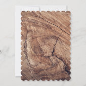 RUSTIC BOOTS COWBOY BRUILOFT UITNODIGING KAART (Achterkant)