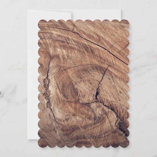 RUSTIC BOOTS COWBOY BRUILOFT UITNODIGING KAART (Achterkant)