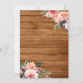 Rustic Boots Cowgirl Western Vrijgezellenfeest Kaart (Achterkant)