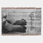 Rustic Boots Land Western Deken (Voorkant)