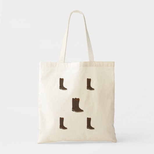 Rustic Boots Tote Bag (Voorkant)