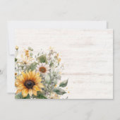 Rustic Boots Vrijgezellenfeest Kaart (Achterkant)