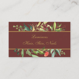 Rustic Border Framed Floral Visitekaartje