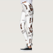 Rustic Born to be Wild Cowboy Leggings (Links)