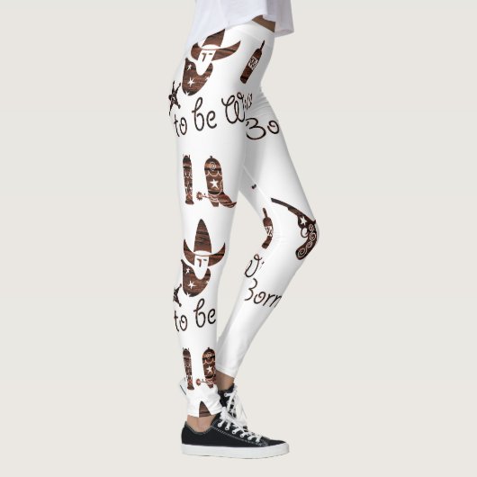 Rustic Born to be Wild Cowboy Leggings (Rechts)