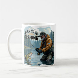 Rustic Born To Go Vist opa Koffiemok