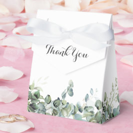 Rustic Botanical Eucalyptus Greenery Wedding Bedankdoosjes