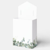 Rustic Botanical Eucalyptus Greenery Wedding Bedankdoosjes (Geopend)