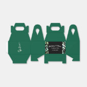 Rustic Botanical Eucalyptus Greenery Wedding Bedankdoosjes (Uitgevouwen)