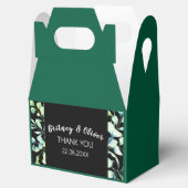 Rustic Botanical Eucalyptus Greenery Wedding Bedankdoosjes (Geopend)