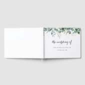 Rustic Botanical Eucalyptus Greenery Wedding Gastenboek (Volledig)