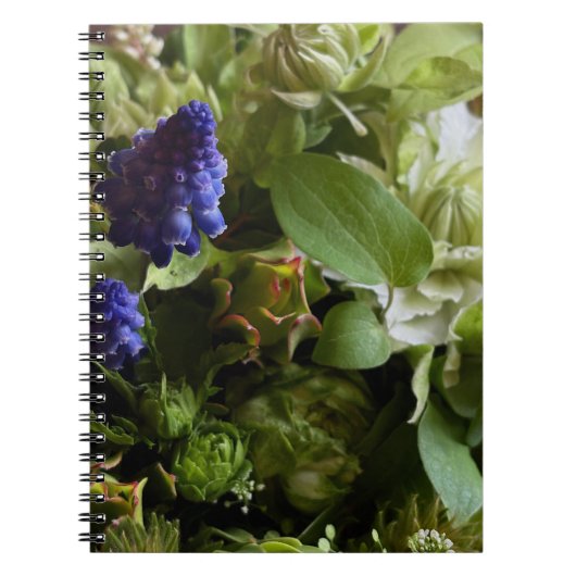 Rustic Botanical Garden Flowers Notebook Notitieboek (Voorkant)