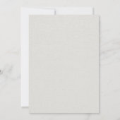 Rustic Botanical Greenery Birthday Party Kaart (Achterkant)