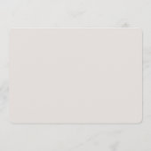 Rustic Botanical Save the Date Card (Achterkant)